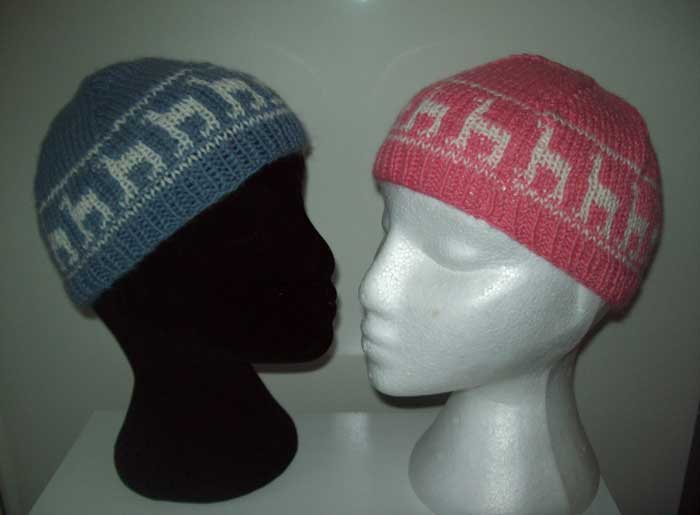 Children’s knitted alpaca hats/beanies